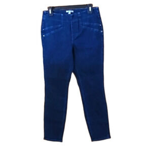 Nic + Zoe Atlas Blue Jeans Straight Leg Mid-rise Women size 6